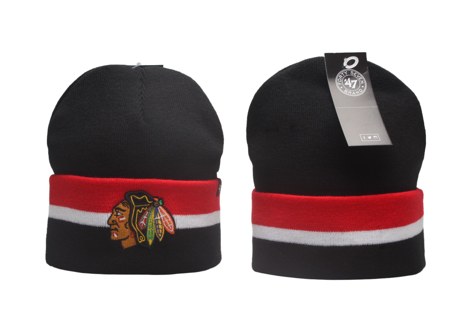 2025 NHL Chicago Blackhawks Hat beanie style 01